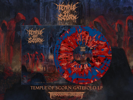 TEMPLE OF SCORN - Funeral Altar Epiphanies - Gatefold w/ Metallic Effect *FREE PATCH* Vinyl LP