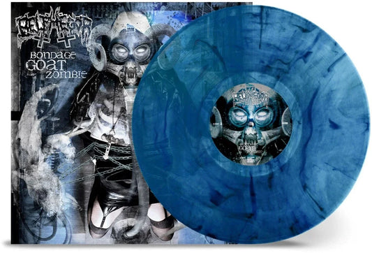 Belphegor - Bondage Goat Zombie - Transparent Blue/ Black Marbled VInyl LP