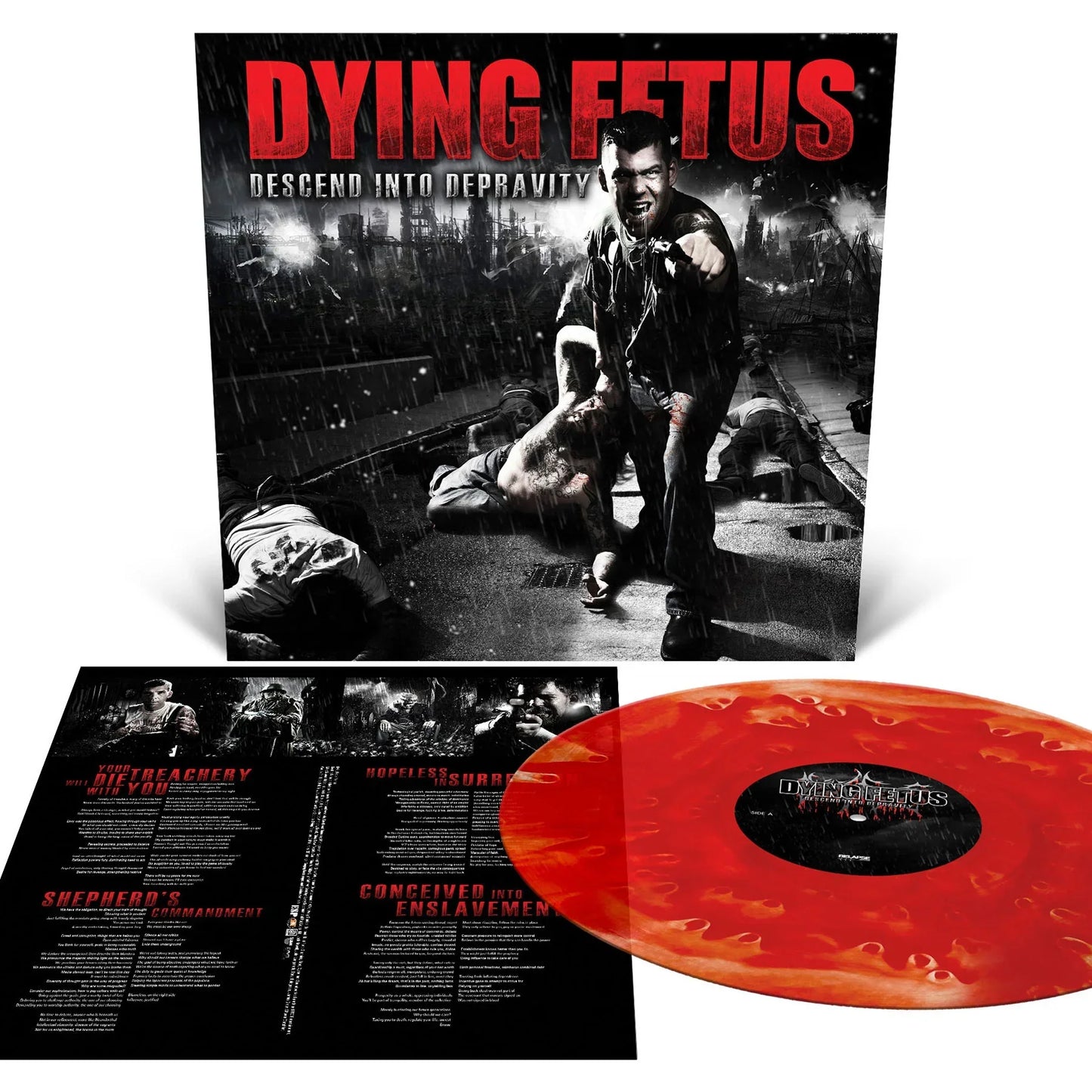 Dying Fetus - Descend Into Depravity - Pool of Blood edition Color Vinyl LP