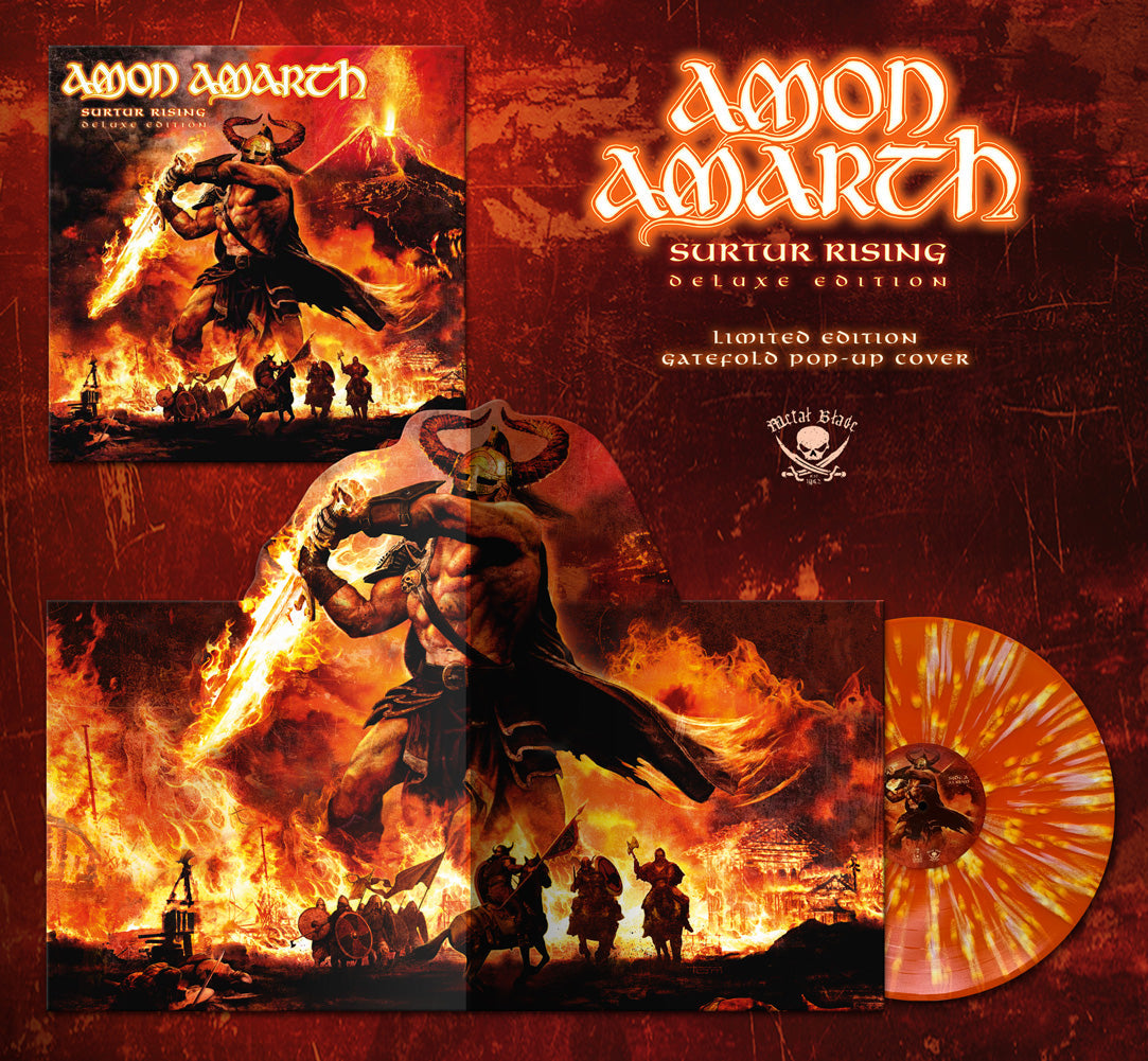 Amon Amarth - Surtur Rising - Deluxe Pop-Up Edition - Splatter Vinyl LP