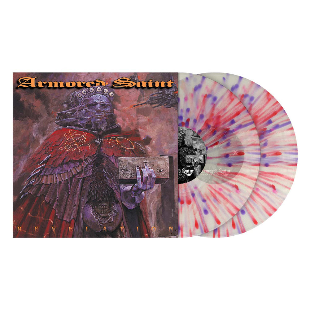 ARMORED SAINT - Revelation - DLP Clear w/ Red, Purple, and Pink Splatter Vinyl 2LP