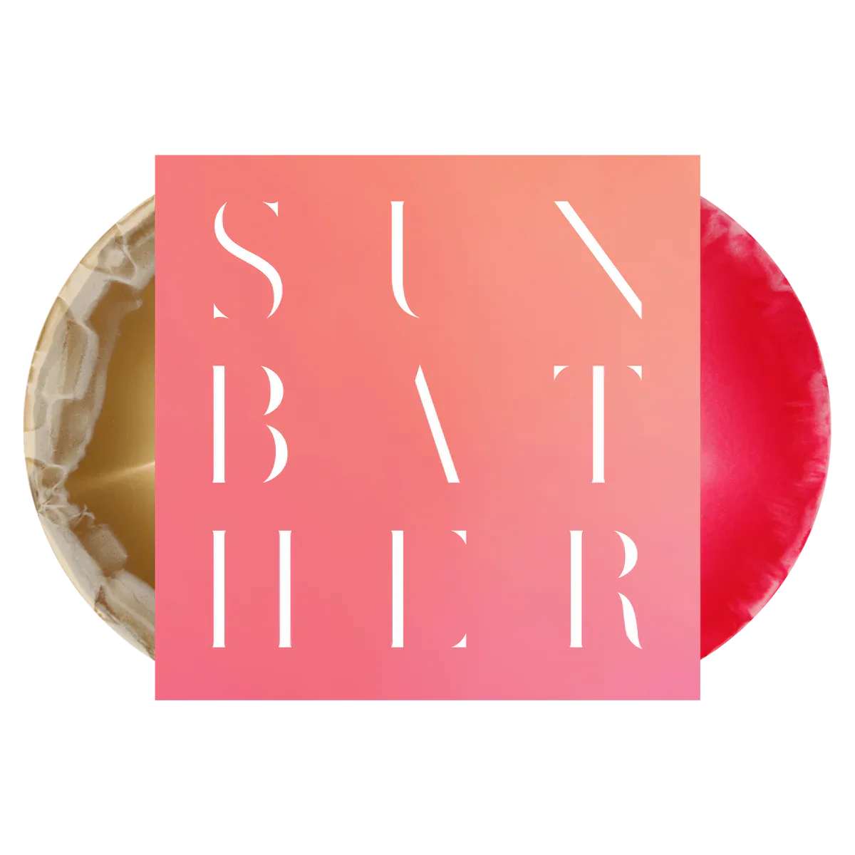 Deafheaven - Sunbather-  10th Anniversary Remaster - 2xLP - Bone / Gold & Pink / Red Swirl Vinyl