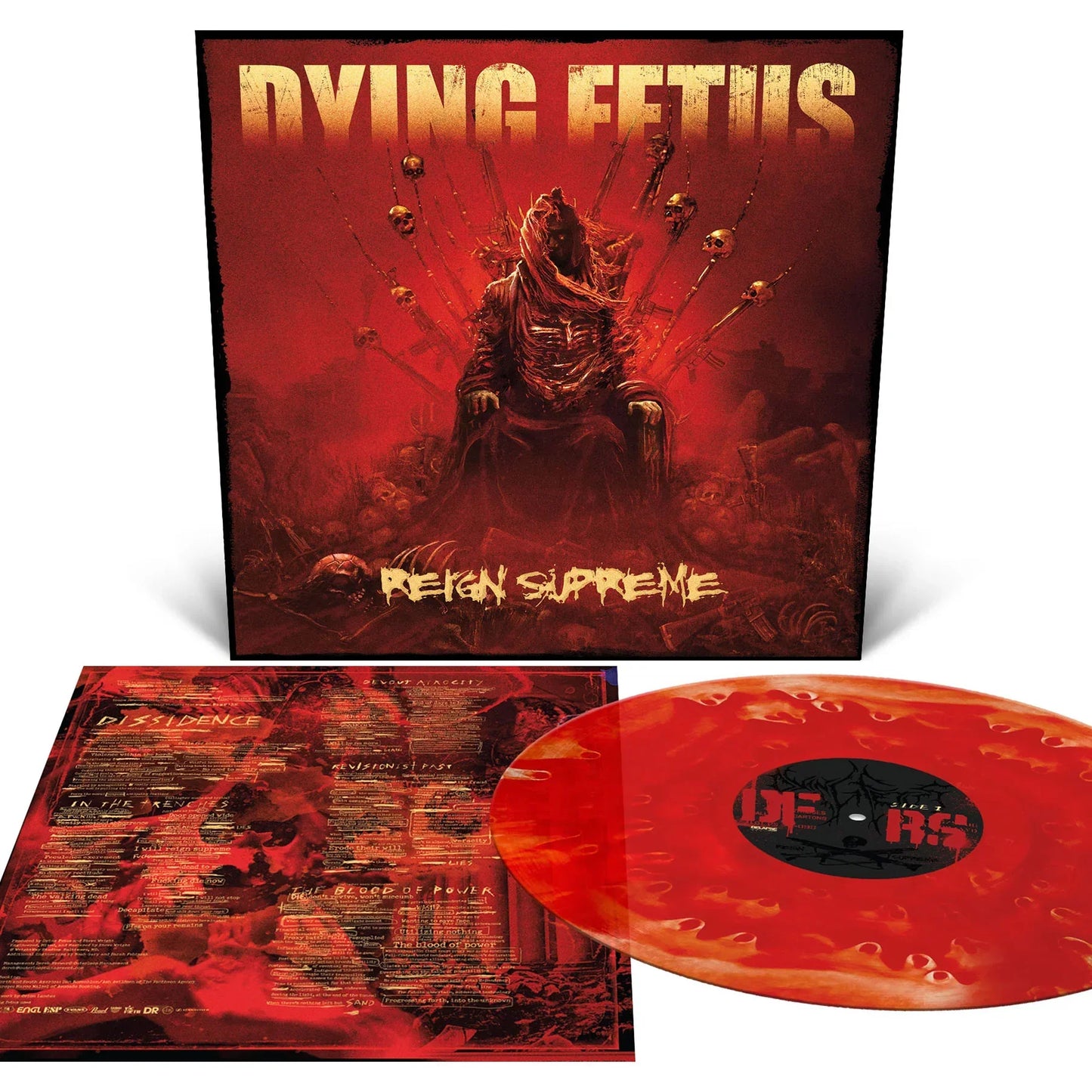 Dying Fetus - Reign Supreme - Pool of Blood edition Color Vinyl LP