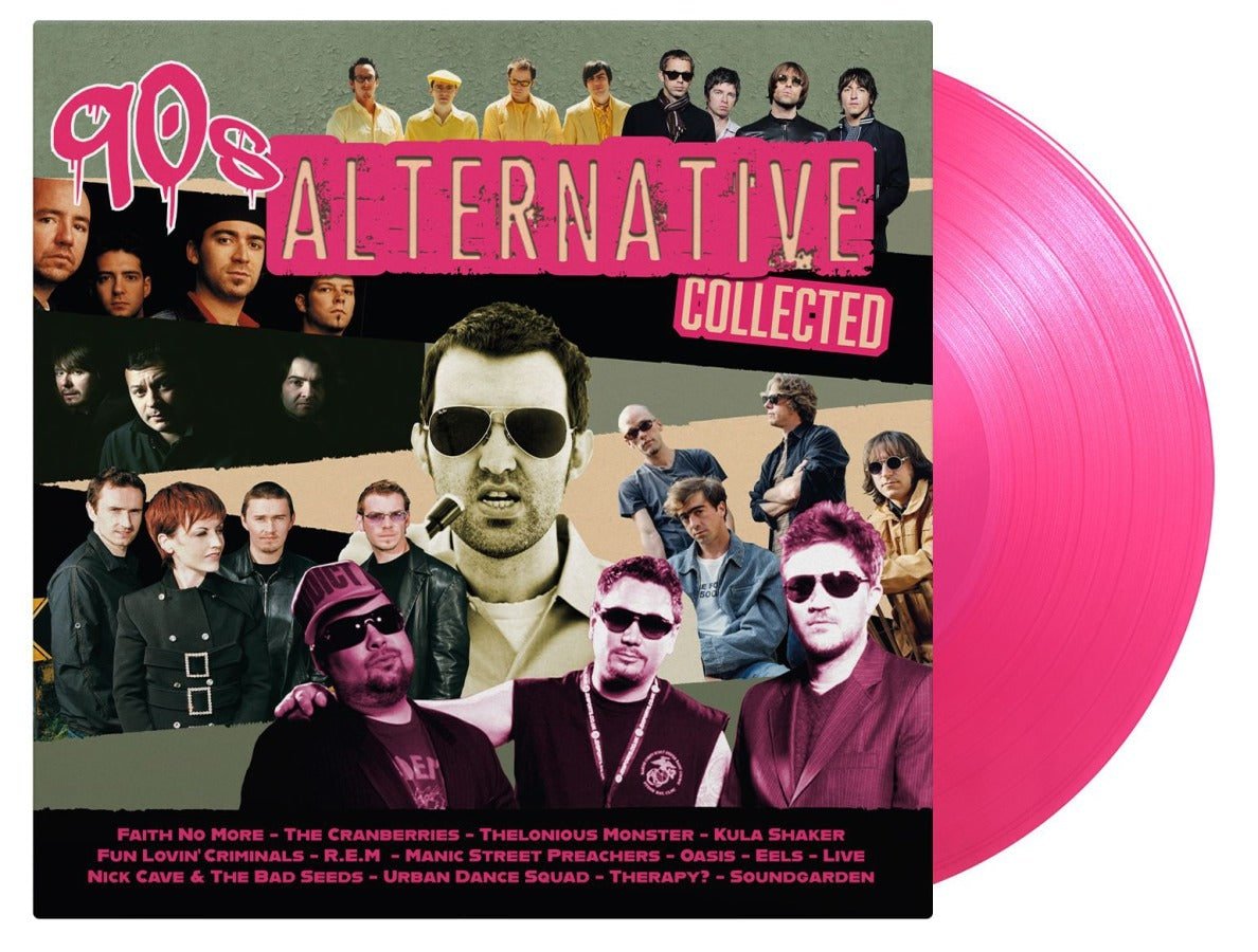 90s Alternative Collected - Various Artists - translucent magenta Color Vinyl Import 180g