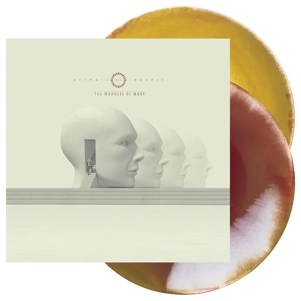 Animals As Leaders - The Madness Of Many -  LTD Tri-Color White/Gold/Oxblood