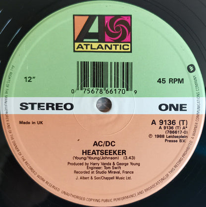 AC/DC – Heatseeker - VINYL 12"