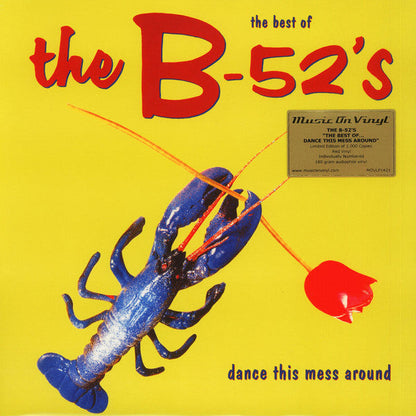 The B-52's ‎– The Best Of - RED COLOURED VINYL 180 GRAM LP - NUMBERED