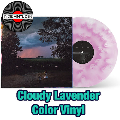 Balance and Composure - with you in spirit - Cloudy Lavender Color Vinyl Record