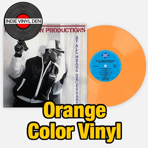 Boogie Down Productions - By All Means Necessary - Orange Color Vinyl Record 180g