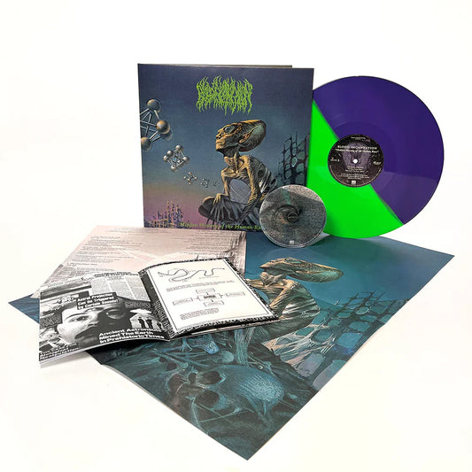 Blood Incantation - Hidden History of the Human Race - Distant Universe Split LP+CD w/ Booklet + Poster (neon green-lilac split)