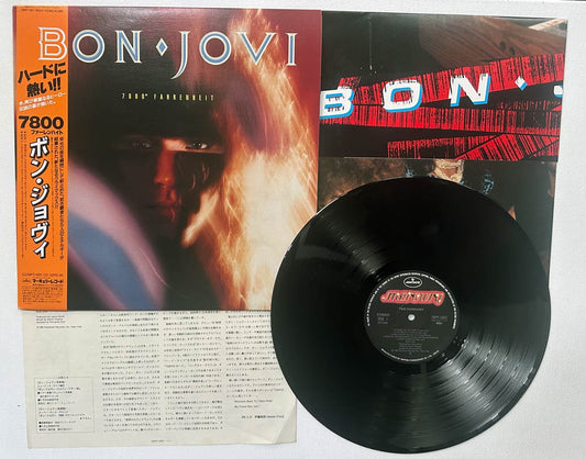 Bon Jovi - 7800 Fahrenheit - Japanese Vintage Vinyl