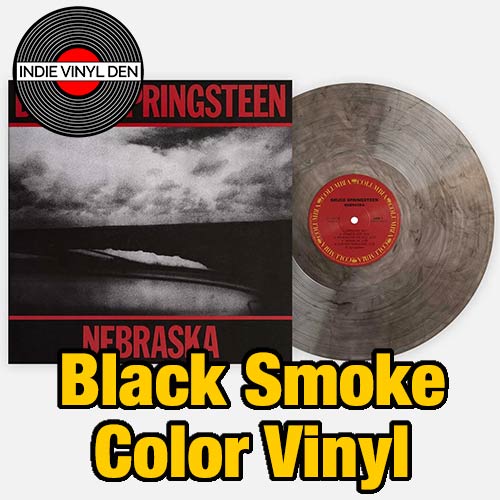 Bruce Springsteen - Nebraska - Black Smoke Color Vinyl Record