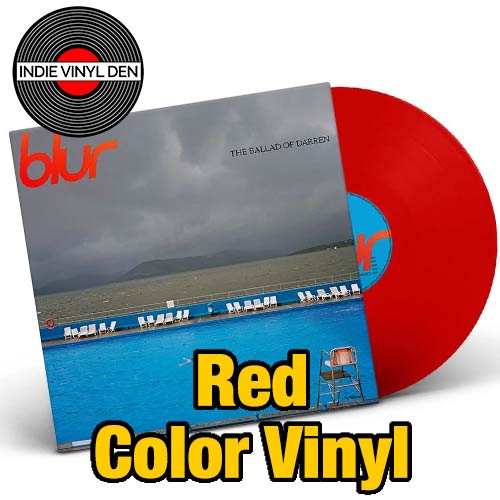 Blur - The Ballad Of Darren - Red Color Vinyl Record