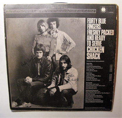 Chicken Shack – Forty Blue Fingers, Freshly Packed And Ready To Serve - VINYL LP