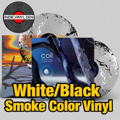 Coil - Musick To Play In The Dark² - White & Black Smoke Color Vinyl Record 2LP