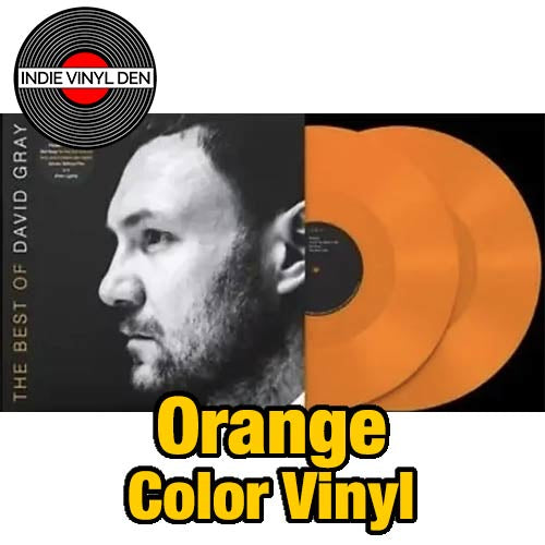 David Gray - The Best of David Gray - Orange Color Vinyl Record