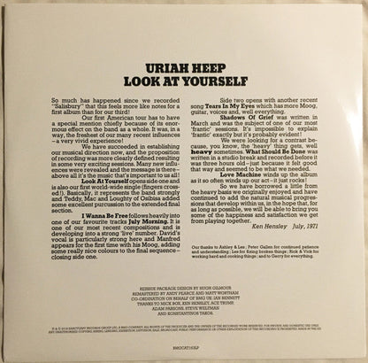 Uriah Heep – Look At Yourself - 180 GRAM VINYL LP in MIRRORBOARD SLEEVE