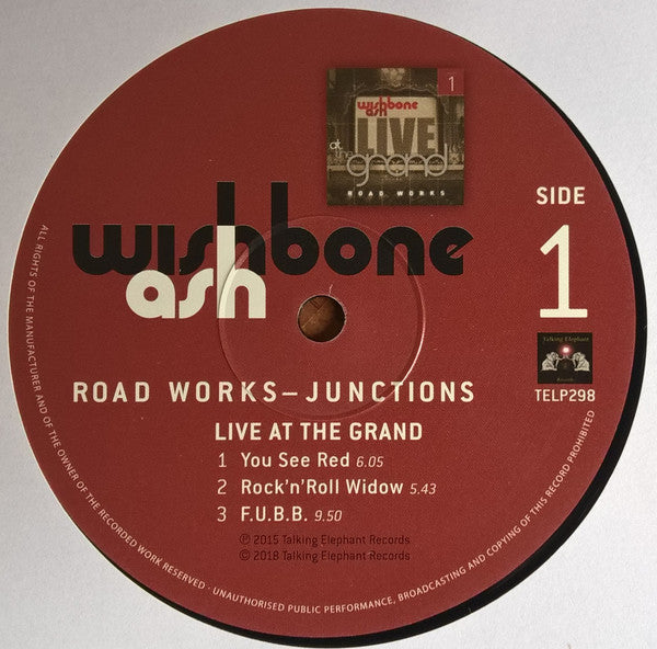 Wishbone Ash – Road Works - Junctions : The Best Of Road Works - 2 x VINYL LP SET