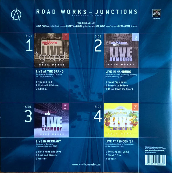 Wishbone Ash – Road Works - Junctions : The Best Of Road Works - 2 x VINYL LP SET