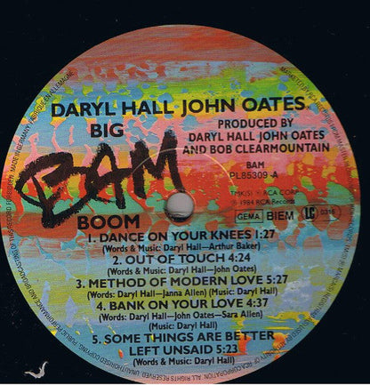 Daryl Hall & John Oates ‎– Big Bam Boom