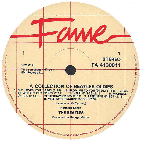 Beatles ‎– A Collection Of Oldies But Goldies