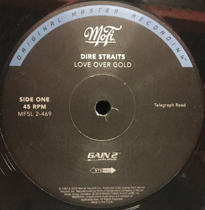 Dire Straits ‎– Love Over Gold - 2 x VINYL LP SET MOBILE FIDELITY AUDIOPHILE ISSUE