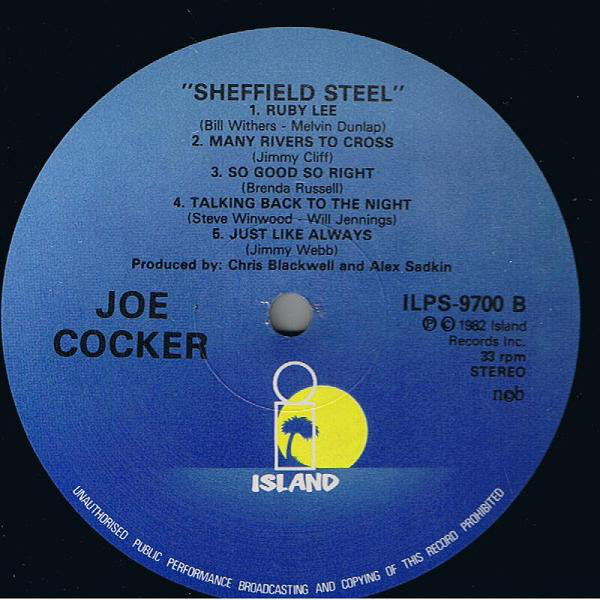 Cocker, Joe - Sheffield Steel