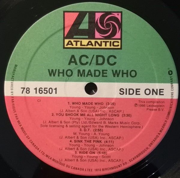 AC/DC - Who Made Who