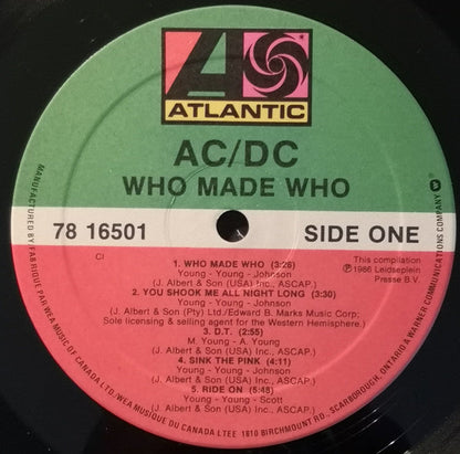 AC/DC - Who Made Who