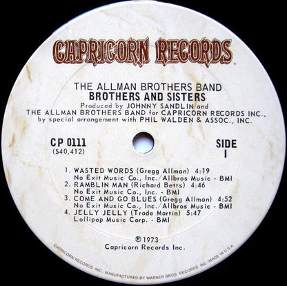 Allman Brothers Band - Brothers And Sisters