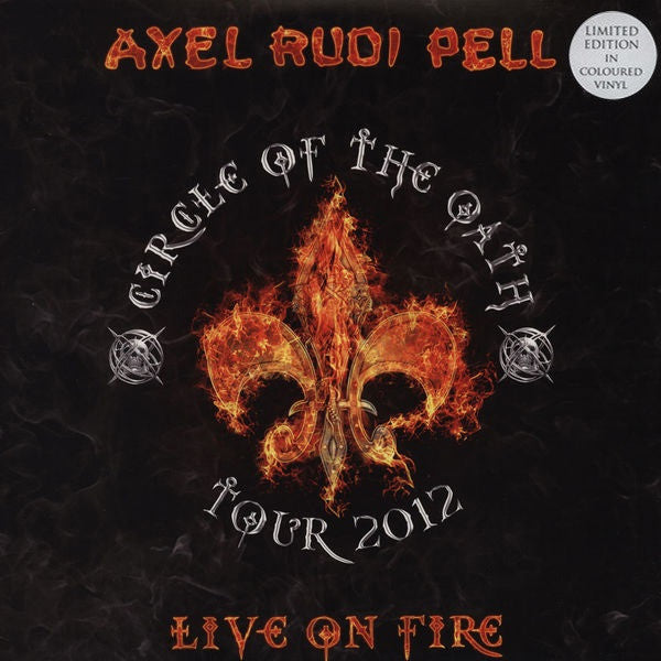 Axel Rudi Pell – Live On Fire (Circle Of The Oath Tour 2012) - 3 x YELLOW / ORANGE / RED COLOURED VINYL LP SET