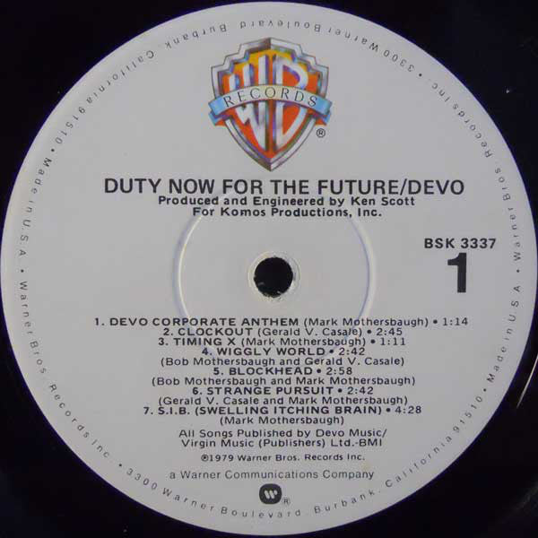 Devo - Duty Now For The Future