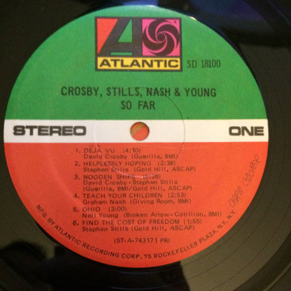 Crosby, Stills, Nash & Young ‎– So Far