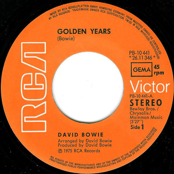 Bowie, David - Golden Years