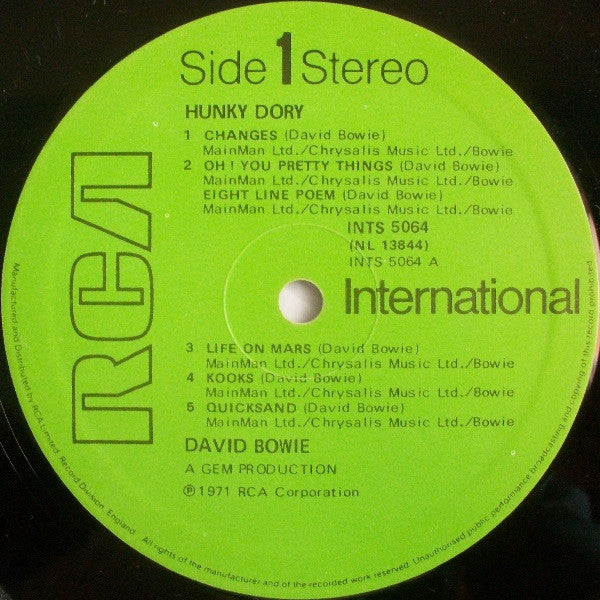 David Bowie - Hunky Dory - VINYL LP