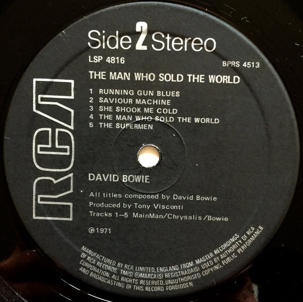 David Bowie - The Man Who Sold The World - VINYL LP