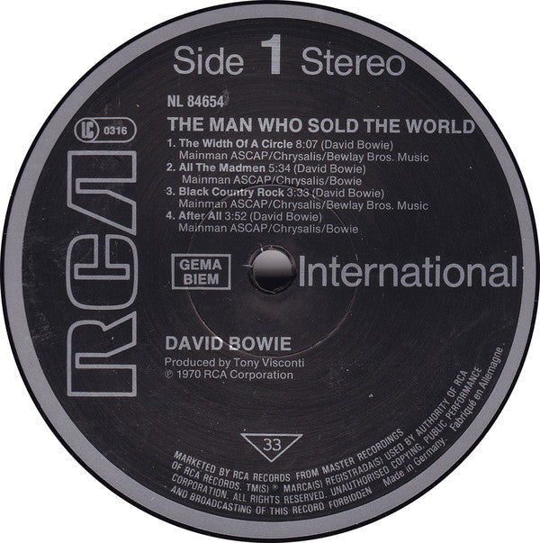 Bowie, David - Man Who Sold The World