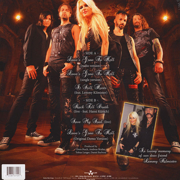 Doro – Love's Gone To Hell - BLUE COLOURED VINYL 12"