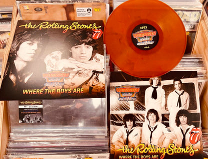 The Rolling Stones – Where The Boys Are - ORANGE COLOURED VINYL LP - NUMBERED