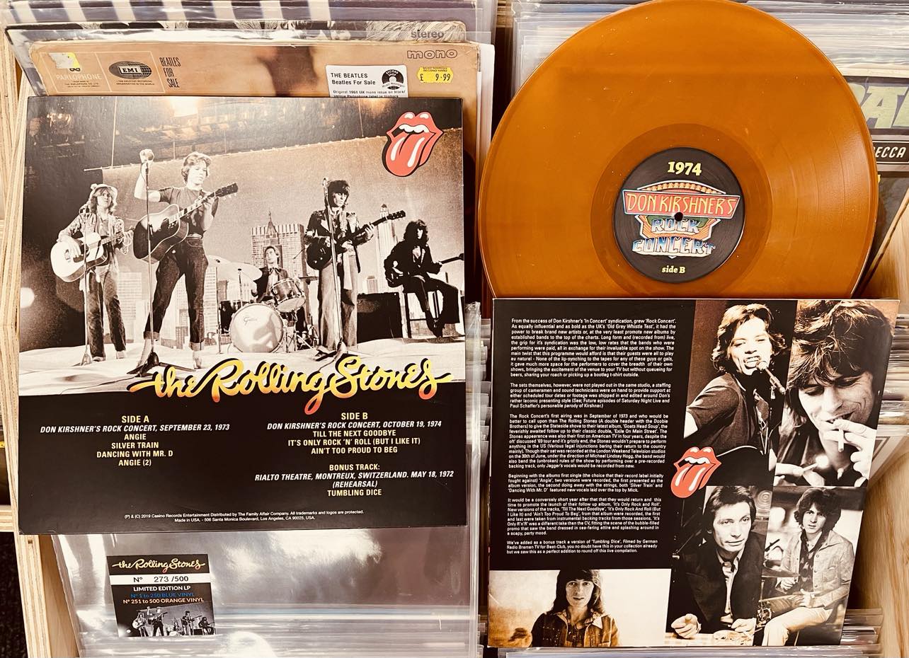 The Rolling Stones – Where The Boys Are - ORANGE COLOURED VINYL LP - NUMBERED