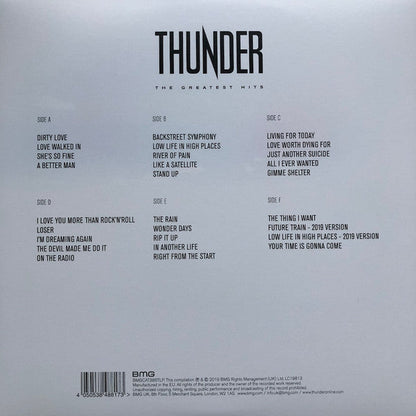 Thunder – The Greatest Hits - 3 x VINYL LP SET