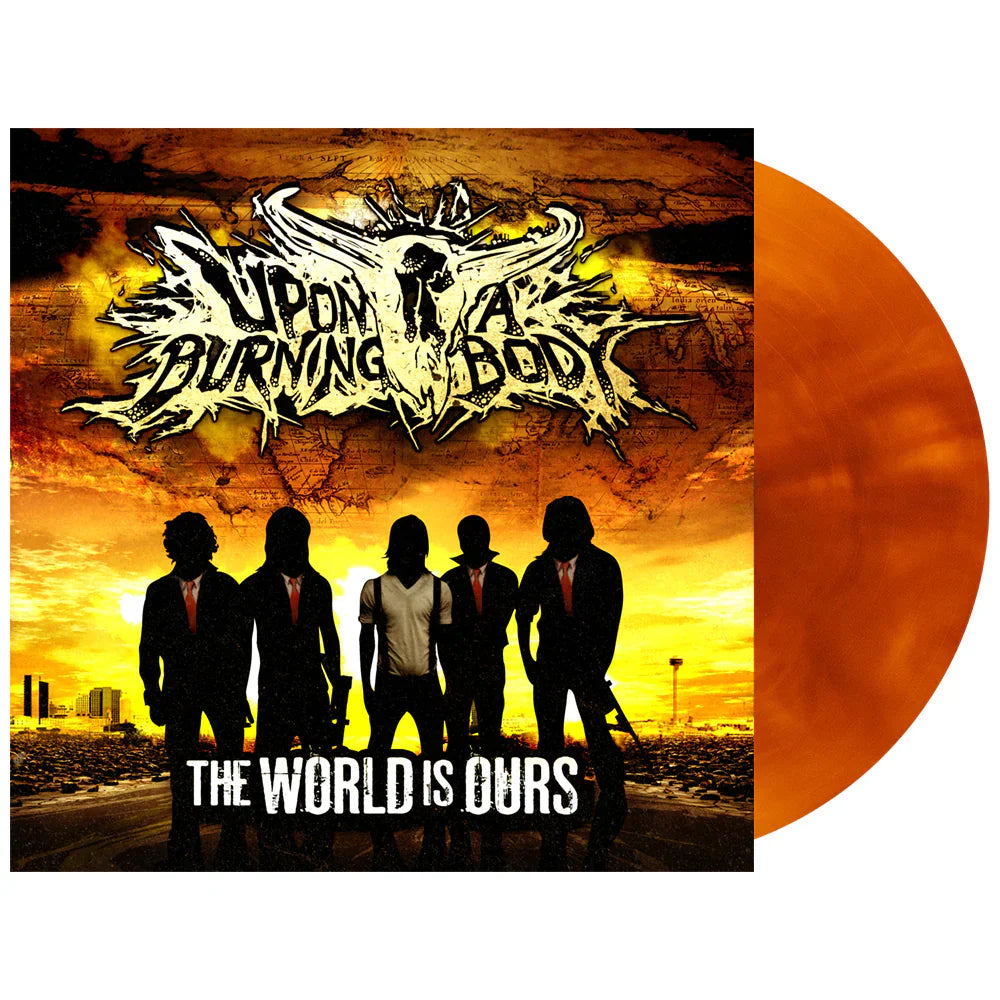 Upon a Burning Body - 'The World Is Ours' Vinyl - Cerveza Sunrise (Trans. Yellow + Oxblood)