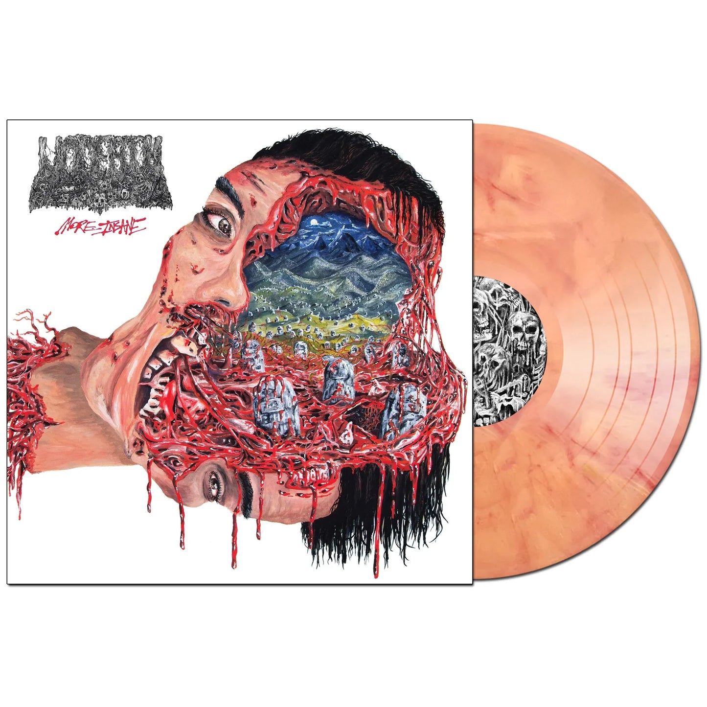 Undeath - More Insane - Cadaveric Swirl Vinyl LP