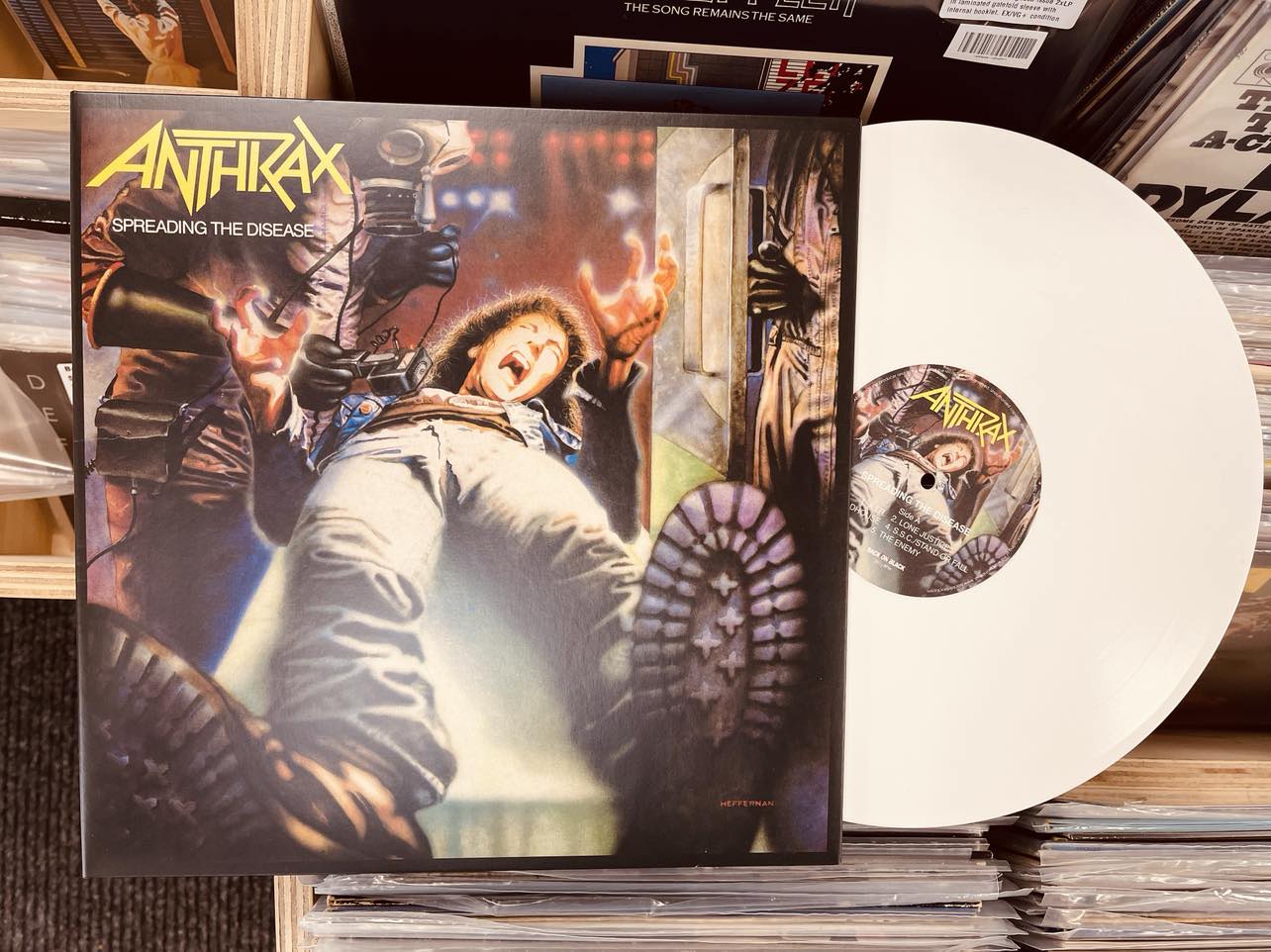 Anthrax – Spreading The Disease - WHITE COLOURED VINYL LP