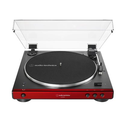 Audio-Technica: AT-LP60XBT-RD Automatic Bluetooth Turntable - Red / Black