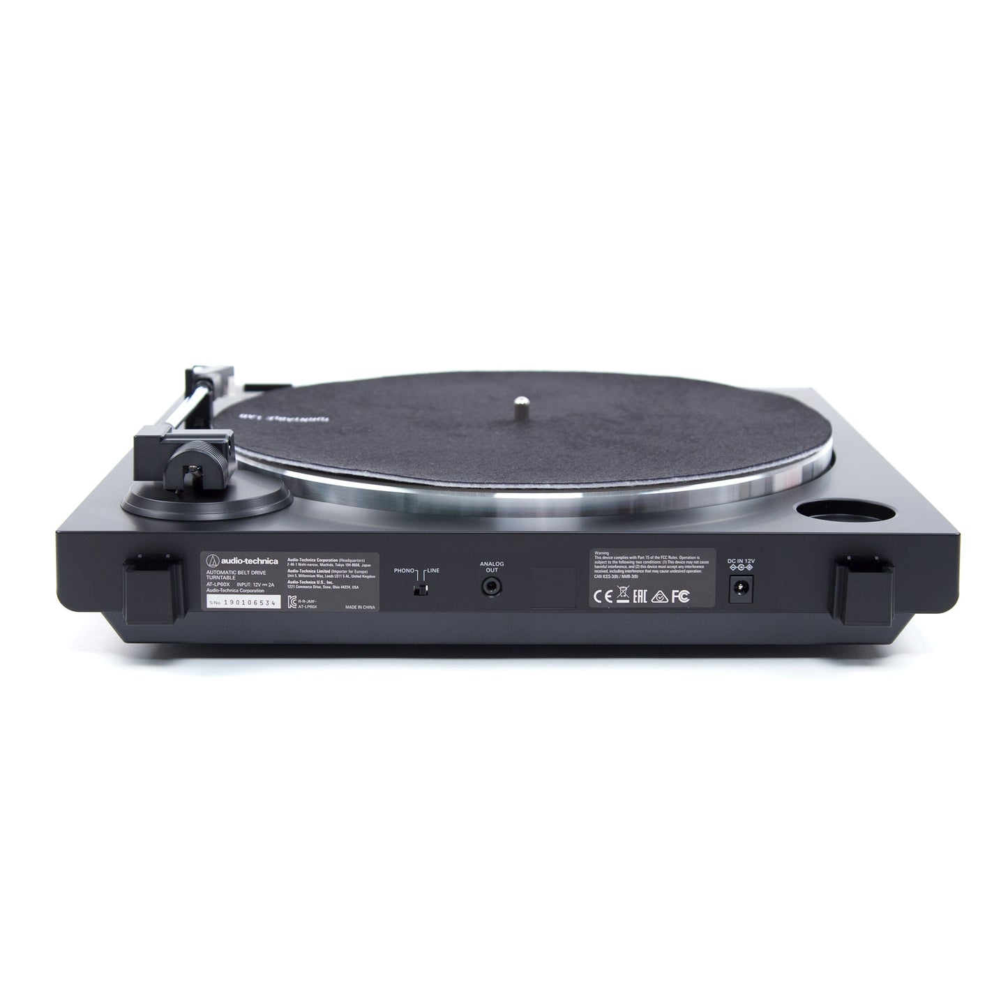 Audio-Technica: AT-LP60X-BK Automatic Turntable - Black