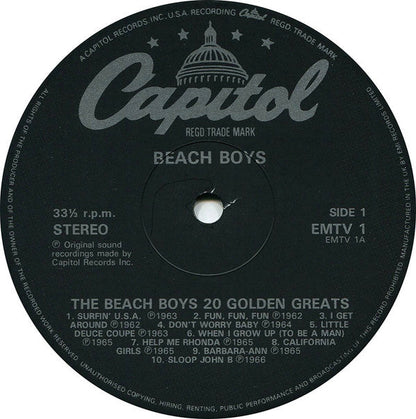 The Beach Boys ‎– 20 Golden Greats - VINYL LP