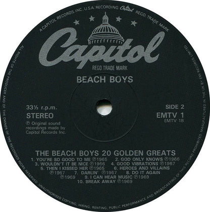 The Beach Boys ‎– 20 Golden Greats - VINYL LP