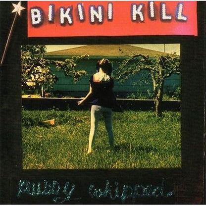 Bikini Kill - Pussy Whipped - Pink/Black Split Color Vinyl Record