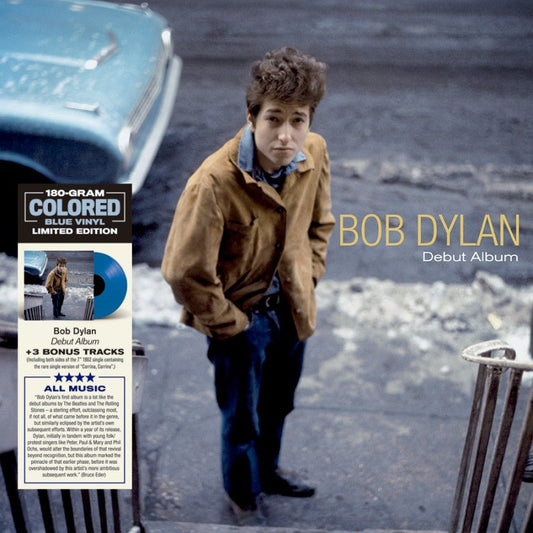 Bob Dylan - Debut Album - Blue Color Vinyl Import